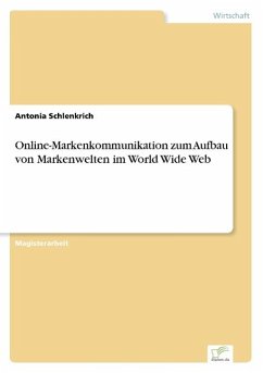 Online-Markenkommunikation zum Aufbau von Markenwelten im World Wide Web - Schlenkrich, Antonia