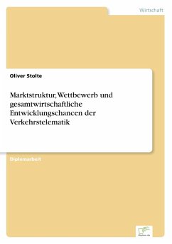 Cover Marktstruktur, Wettbewerb und gesamtwirtschaftliche Entwicklungschancen der Verkehrstelematik