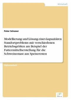 Modellierung und Lösung eines kapazitären Standortproblems mit verschiedenen Betriebsgrößen am Beispiel der Futtermittelherstellung für die Schweinemast aus Speiseresten