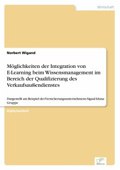 Möglichkeiten der Integration von E-Learning beim Wissensmanagement im Bereich der Qualifizierung des Verkaufsaußendienstes - Wigand, Norbert