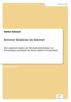 Investor Relations im Internet - Schwach, Stefan