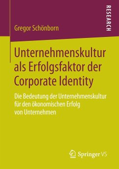 Unternehmenskultur als Erfolgsfaktor der Corporate Identity - Schönborn, Gregor