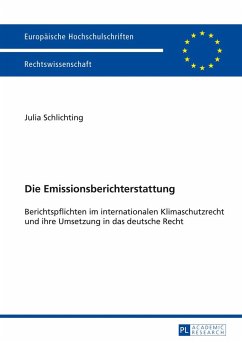 Die Emissionsberichterstattung - Schlichting, Julia