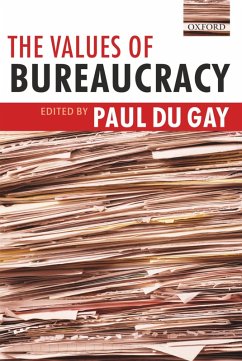 Cover The Values of Bureaucracy (eBook, PDF)