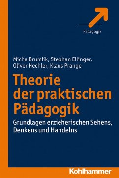 Theorie der praktischen Pädagogik (eBook, ePUB) - Brumlik, Micha; Ellinger, Stephan; Hechler, Oliver; Prange, Klaus
