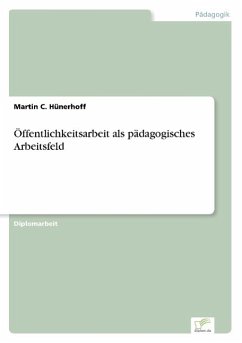 Öffentlichkeitsarbeit als pädagogisches Arbeitsfeld - Hünerhoff, Martin C.