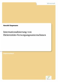 Cover Internationalisierung von Elektrizitäts-Versorgungsunternehmen