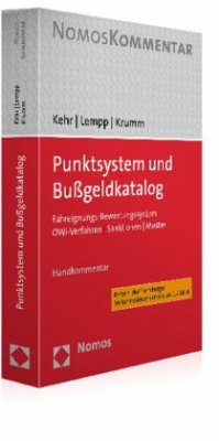 Punktsystem und Bußgeldkatalog - Kehr, Tanja; Lempp, Volker; Krumm, Carsten