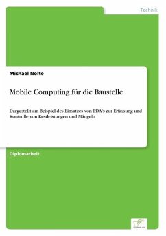 Mobile Computing für die Baustelle - Nolte, Michael