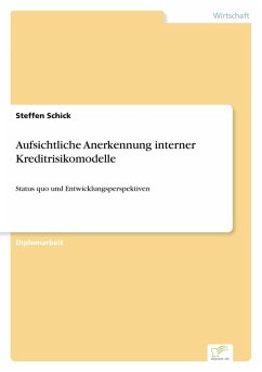 Cover Aufsichtliche Anerkennung interner Kreditrisikomodelle