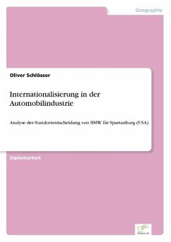 Internationalisierung in der Automobilindustrie - Schlösser, Oliver