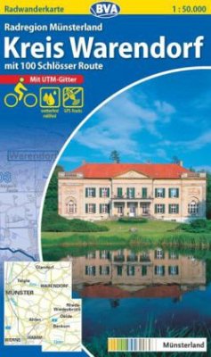 Cover BVA Radwanderkarte Radregion Münsterland, Kreis Warendorf