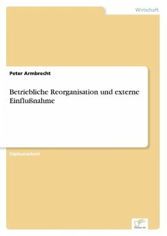 Betriebliche Reorganisation und externe Einflußnahme - Armbrecht, Peter