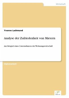 Analyse der Zufriedenheit von Mietern - Lachmund, Yvonne