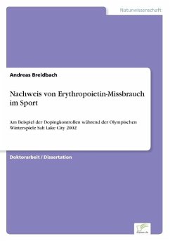 Nachweis von Erythropoietin-Missbrauch im Sport - Breidbach, Andreas