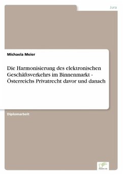 Die Harmonisierung des elektronischen Geschäftsverkehrs im Binnenmarkt - Österreichs Privatrecht davor und danach