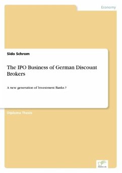 The IPO Business of German Discount Brokers