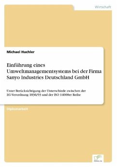 Einführung eines Umweltmanagementsystems bei der Firma Sanyo Industries Deutschland GmbH