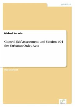 Control Self-Assessment und Section 404 des Sarbanes-Oxley Acts - Kuckein, Michael