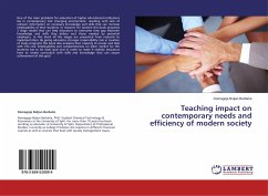 Teaching impact on contemporary needs and efficiency of modern society