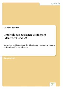 Unterschiede zwischen deutschem Bilanzrecht und IAS - Schröder, Martin