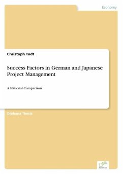 Success Factors in German and Japanese Project Management - Todt, Christoph