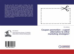 Coupon promotion : a good alternative to other marketing strategies? - Abahous, Driss