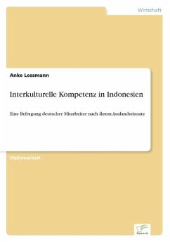 Interkulturelle Kompetenz in Indonesien - Lessmann, Anke
