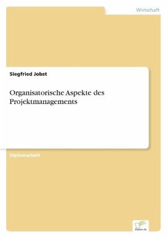 Organisatorische Aspekte des Projektmanagements - Jobst, Siegfried