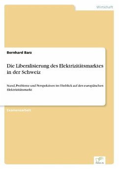 Die Liberalisierung des Elektrizitätsmarktes in der Schweiz