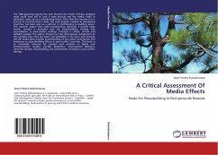 A Critical Assessment Of Media Effects - Dukulizimana, Jean Fichery
