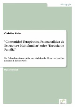 "Comunidad Terapéutica Psicoanalítica de Estructura Multifamiliar" oder "Escuela de Familia"