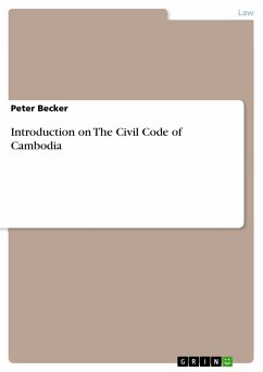 Introduction on The Civil Code of Cambodia (eBook, PDF) - Becker, Peter