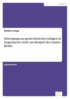 Entsorgung aus gentechnischen Anlagen in hygienischer Sicht am Beispiel des Landes Berlin - Lange, Norbert