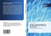 Kinetic Theory Approach for the Determination of Rate of Evaporation