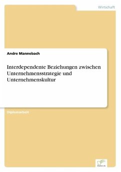 Interdependente Beziehungen zwischen Unternehmensstrategie und Unternehmenskultur - Mannebach, Andre