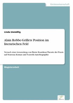 Alain Robbe-Grillets Position im literarischen Feld - Unmüßig, Linda