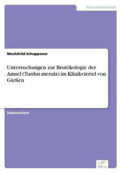 Untersuchungen zur Brutökologie der Amsel (Turdus merula) im Klinikviertel von Gießen - Schuppener, Mechthild