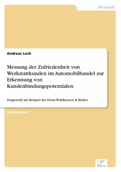 Messung der Zufriedenheit von Werkstattkunden im Automobilhandel zur Erkennung von Kundenbindungspotentialen - Loch, Andreas