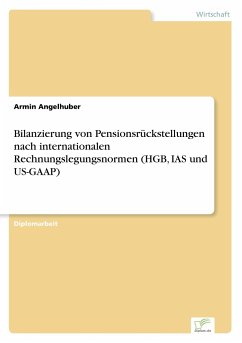 Bilanzierung von Pensionsrückstellungen nach internationalen Rechnungslegungsnormen (HGB, IAS und US-GAAP) - Angelhuber, Armin