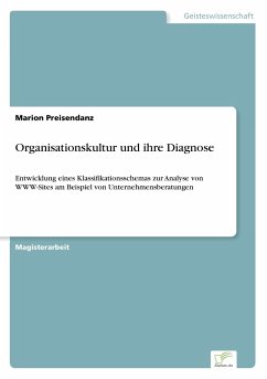 Organisationskultur und ihre Diagnose - Preisendanz, Marion