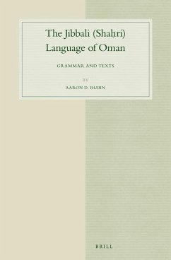 The Jibbali (Shaḥri) Language of Oman - D Rubin, Aaron