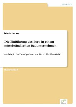 Die Einführung des Euro in einem mittelständischen Bauunternehmen - Hecker, Mario