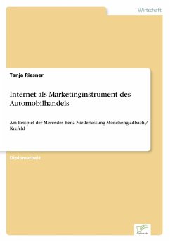 Internet als Marketinginstrument des Automobilhandels - Riesner, Tanja