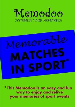 Cover Memodoo Memorable Matches in Sport
