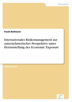 Cover Internationales Risikomanagement aus unternehmerischer Perspektive unter Herausstellung des Economic Exposure