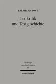 Textkritik und Textgeschichte