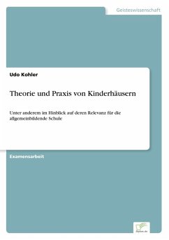 Cover Theorie und Praxis von Kinderhäusern
