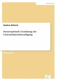 Steueroptimale Gestaltung der Unternehmensbeendigung - Wallesch, Stephan