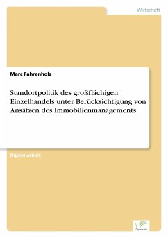 Standortpolitik des großflächigen Einzelhandels unter Berücksichtigung von Ansätzen des Immobilienmanagements - Fahrenholz, Marc